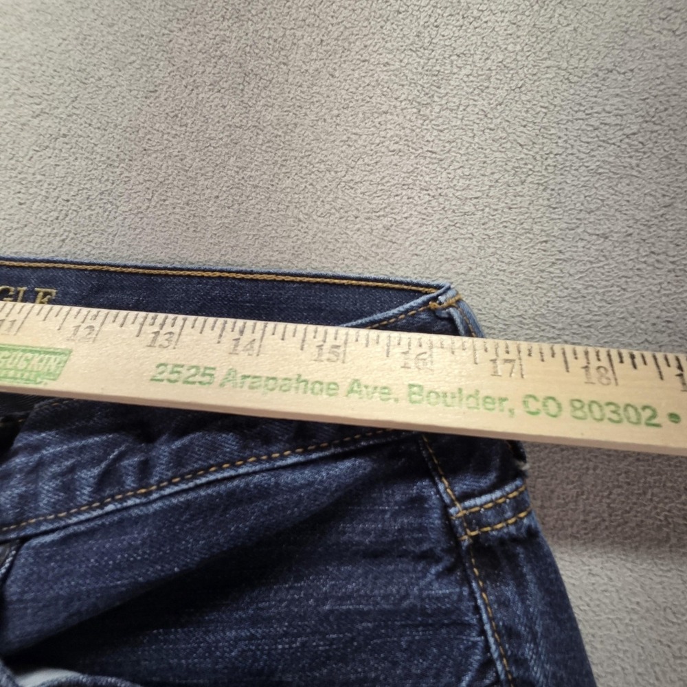 American Eagle Outfitters Bootcut Jeans Mens 34x32 Blue Med Wash Denim - Picture 3 of 16